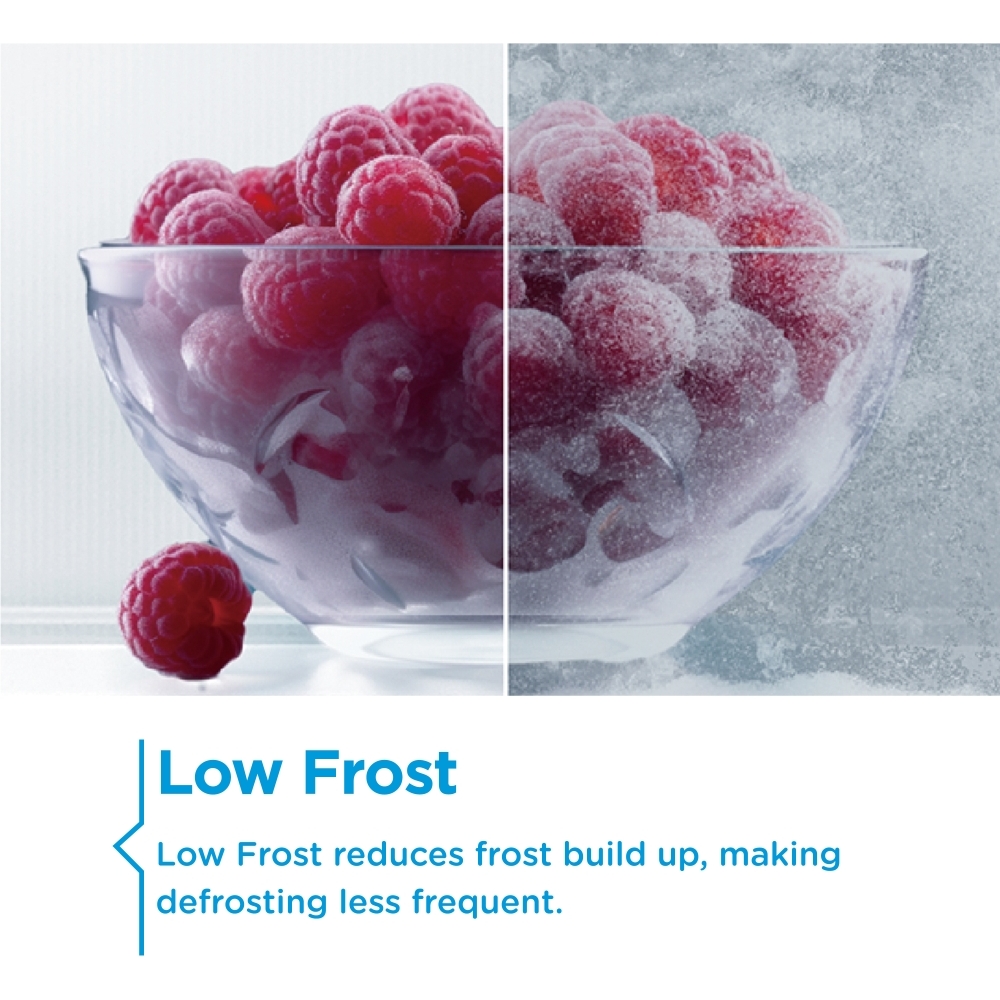 Midea MDRE379FGE01D Total No Frost Integrated Fridge Freezer, Sliding Hinge, 70/30, E Rated