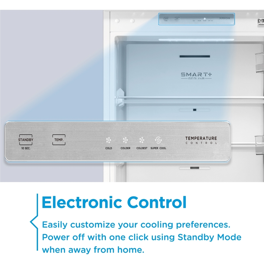 Midea MDRE423FGE01D Built-In Larder Fridge, E Rated