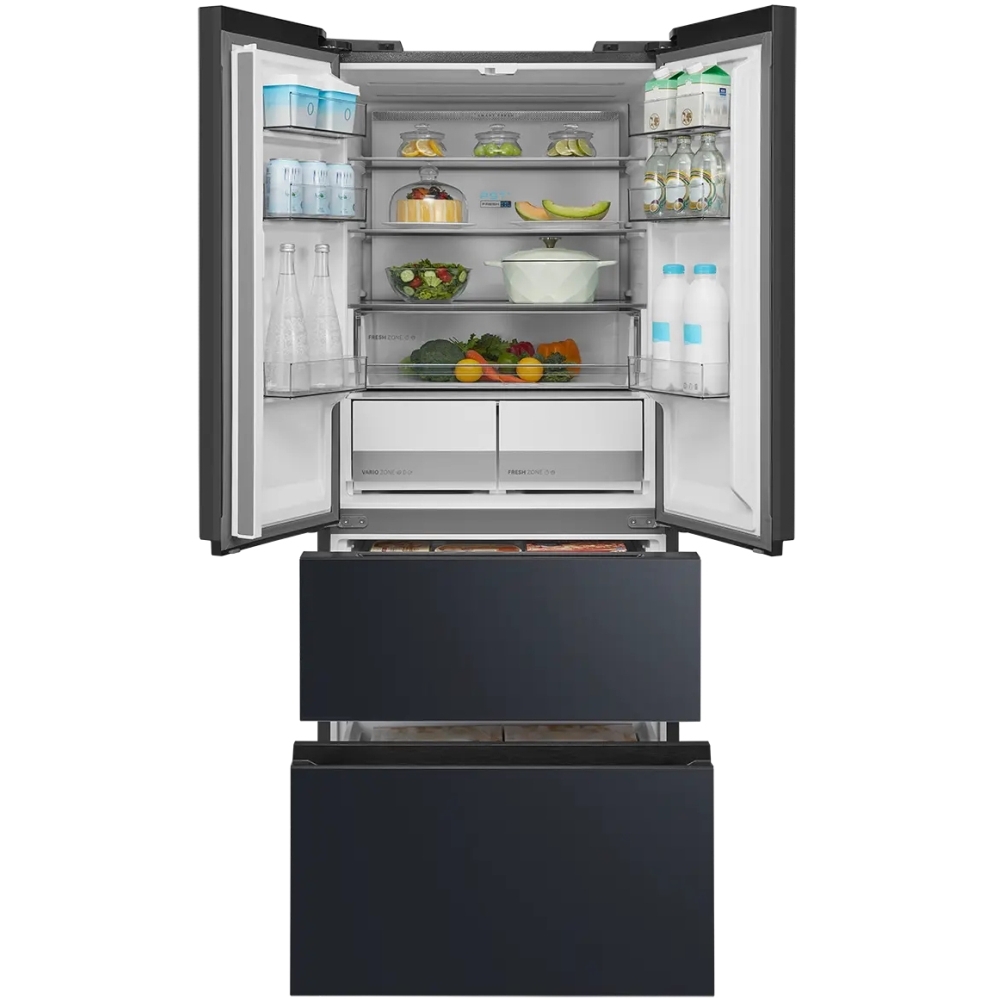 Midea MDRF600BIE70 American Fridge Freezer, E Rated,  Non-Plumbed