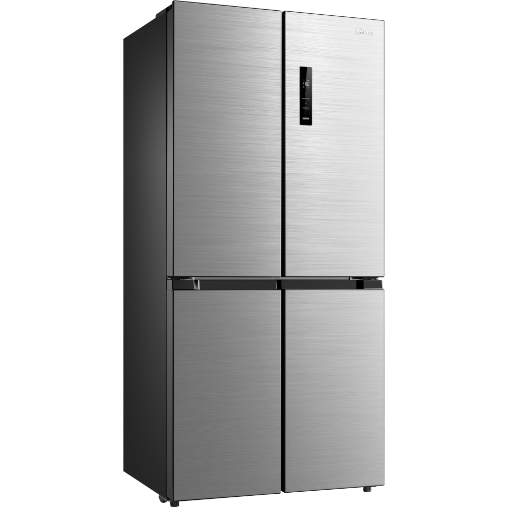 Midea MDRF632FIE46 American Fridge Freezer,  Non-Plumbed, Stainless Steel, E Rated