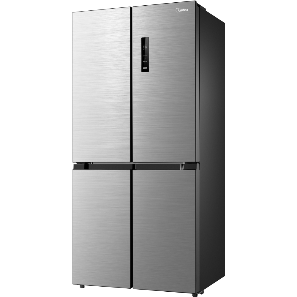 Midea MDRF632FIE46 American Fridge Freezer,  Non-Plumbed, Stainless Steel, E Rated