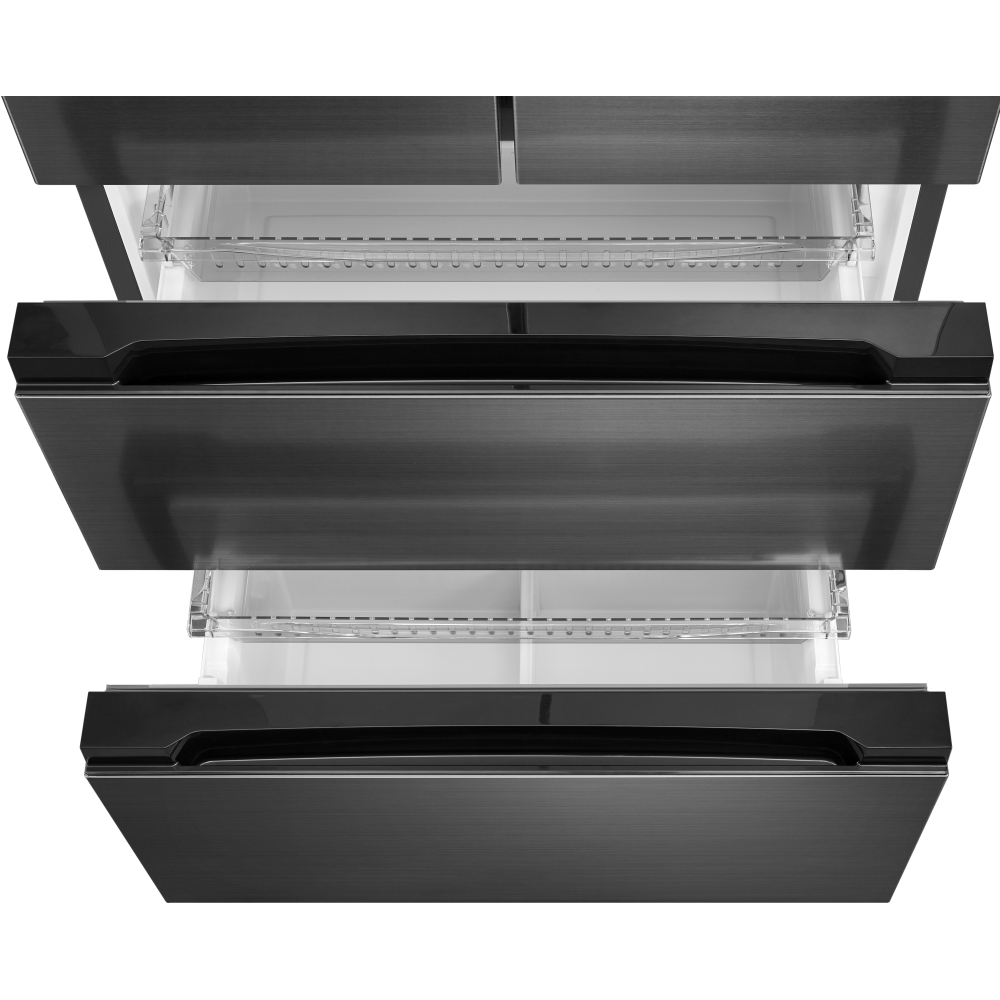 Midea MDRF692FIC46 American Fridge Freezer,  Non-Plumbed, Stainless Steel, C Rated