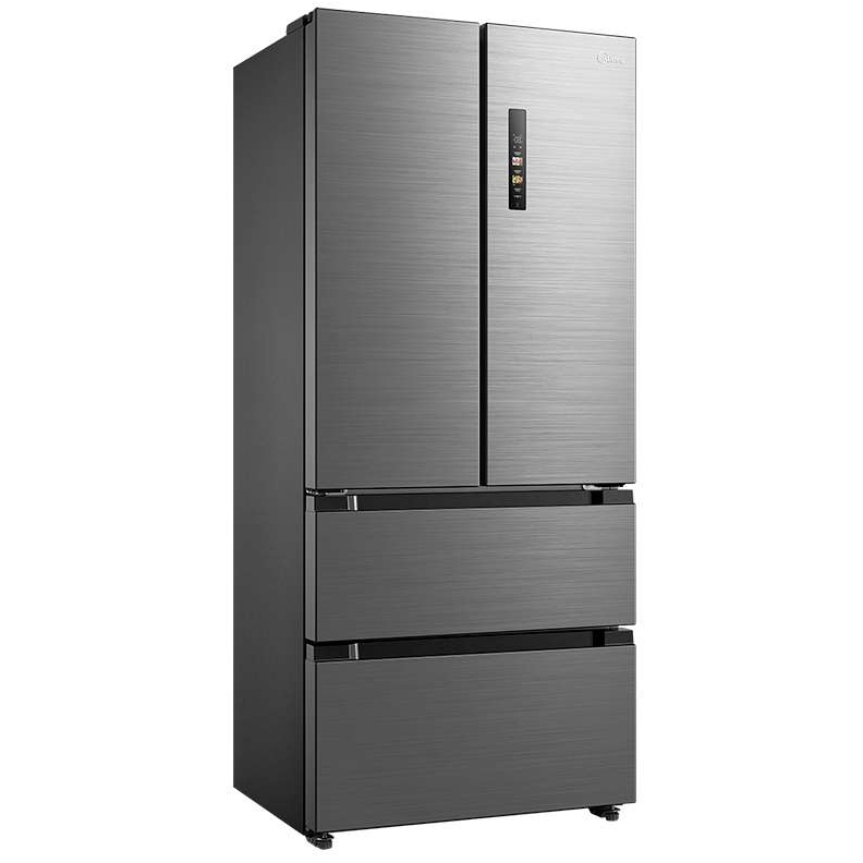 Midea MDRF692FIE46 American Fridge Freezer, Stainless Steel, E Rated,  Non-Plumbed
