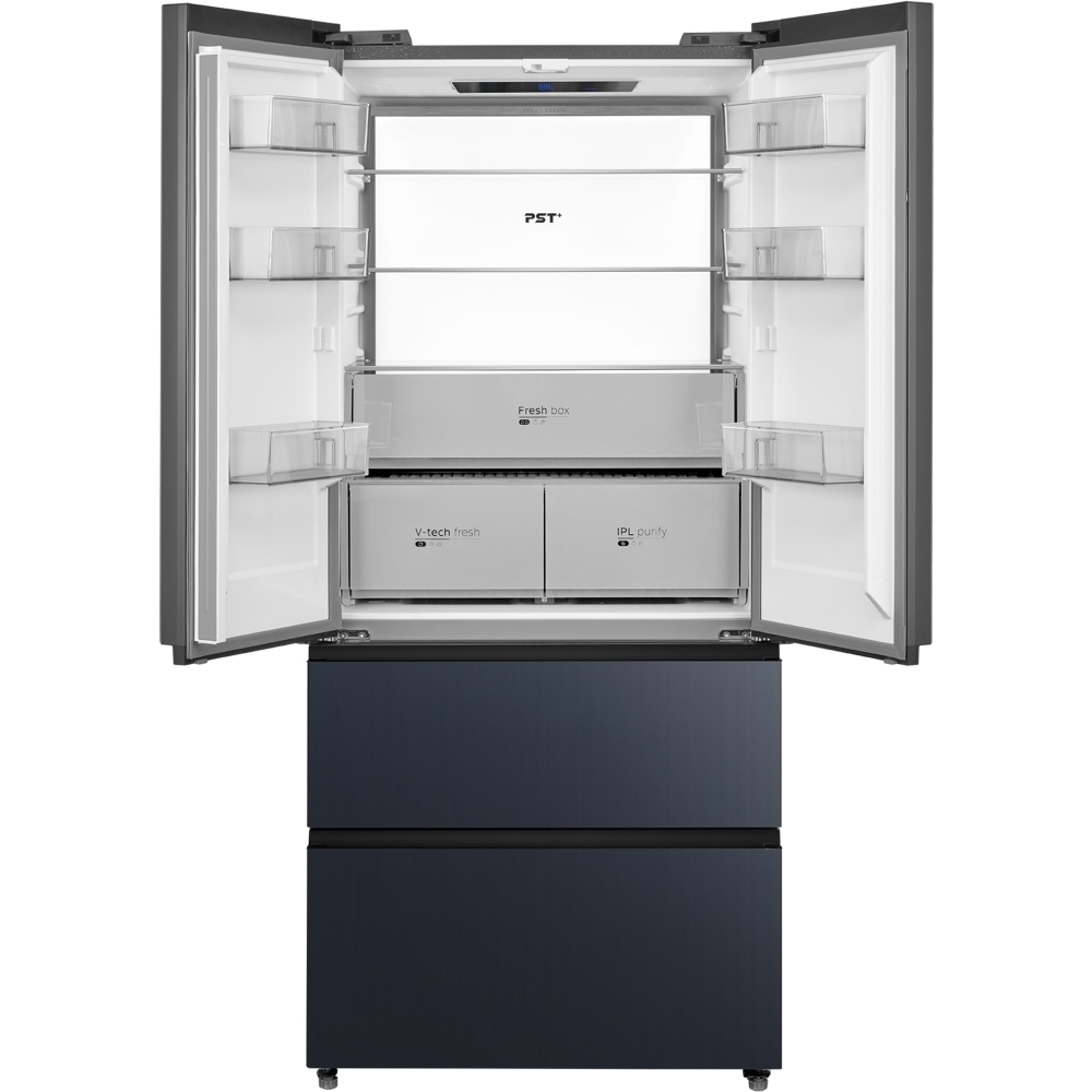 Midea MDRF705BIE70 American Fridge Freezer, E Rated