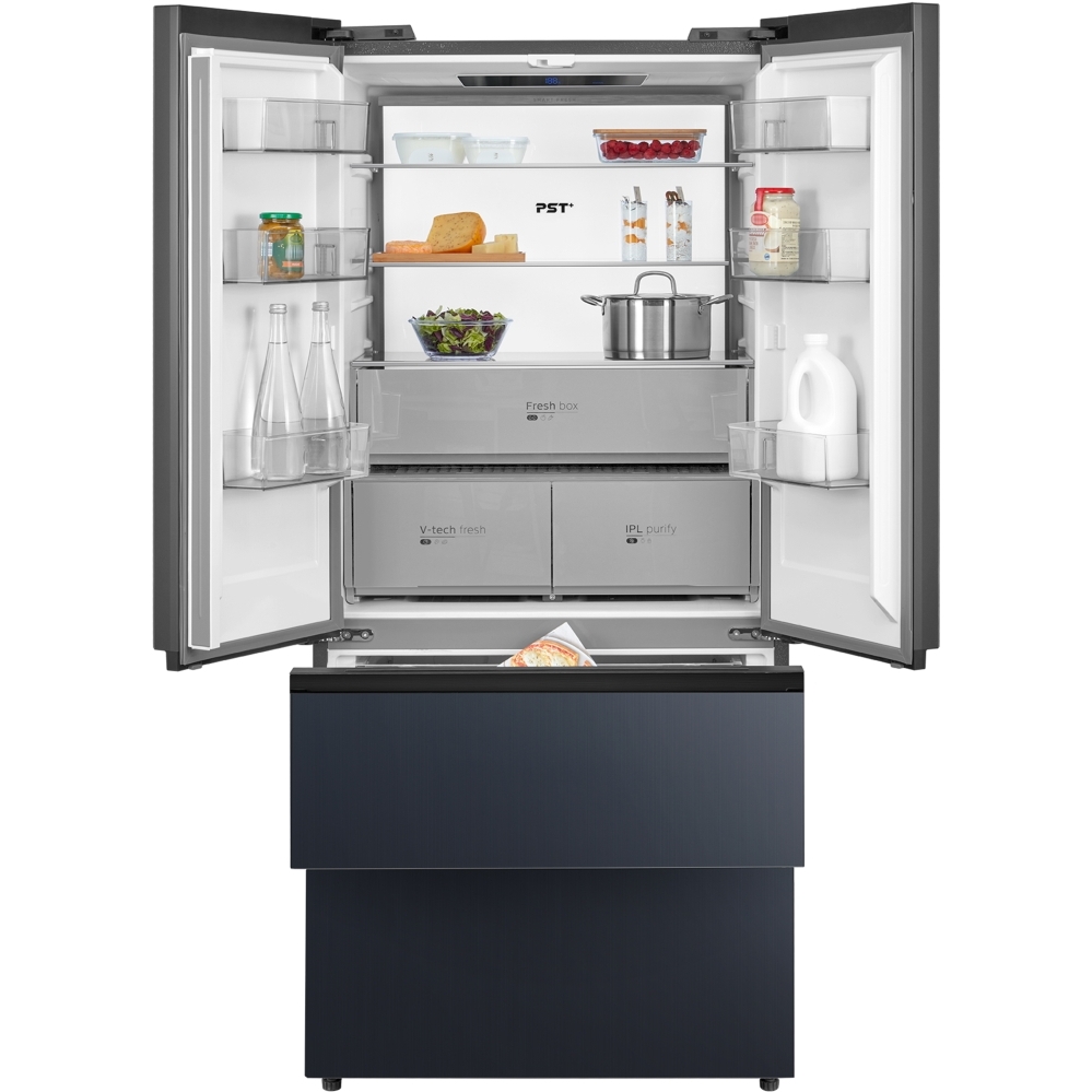 Midea MDRF705BIE70 American Fridge Freezer, E Rated