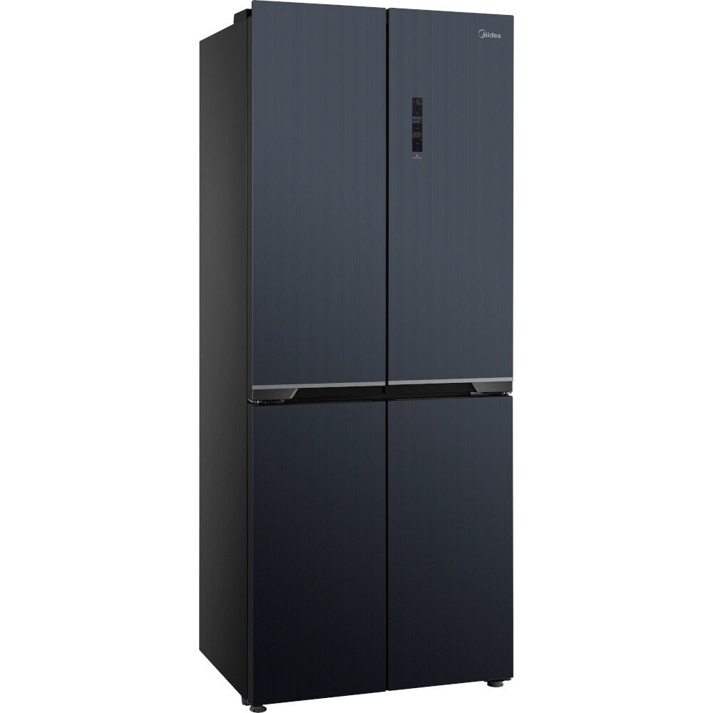 Midea MDRM587BIE70 American Fridge Freezer, Stainless Steel, E Rated,  Non-Plumbed