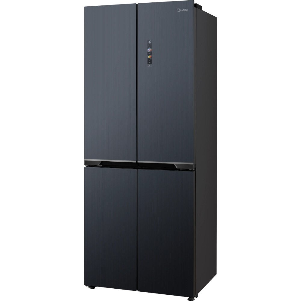 Midea MDRM587BIE70 American Fridge Freezer, Stainless Steel, E Rated,  Non-Plumbed