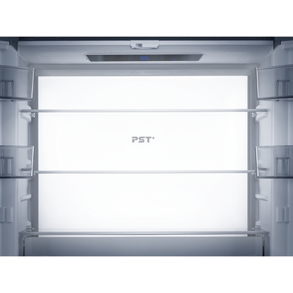 Midea MDRM706BIE70 American Fridge Freezer, E Rated,  Non-Plumbed