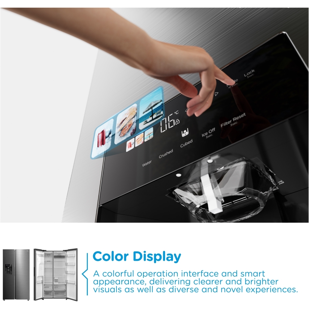 Midea MDRS761MYC46 American Fridge Freezer