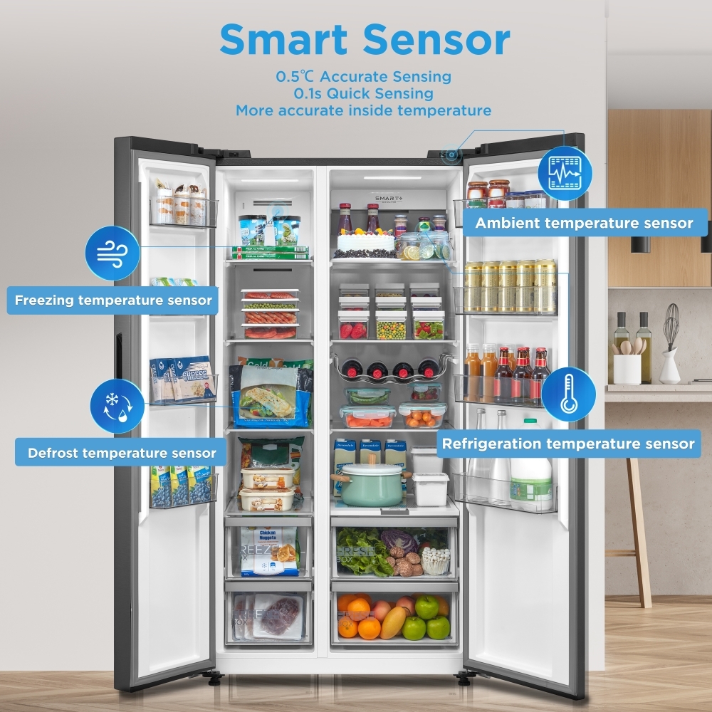 Midea MDRS791MIC46 American Fridge Freezer