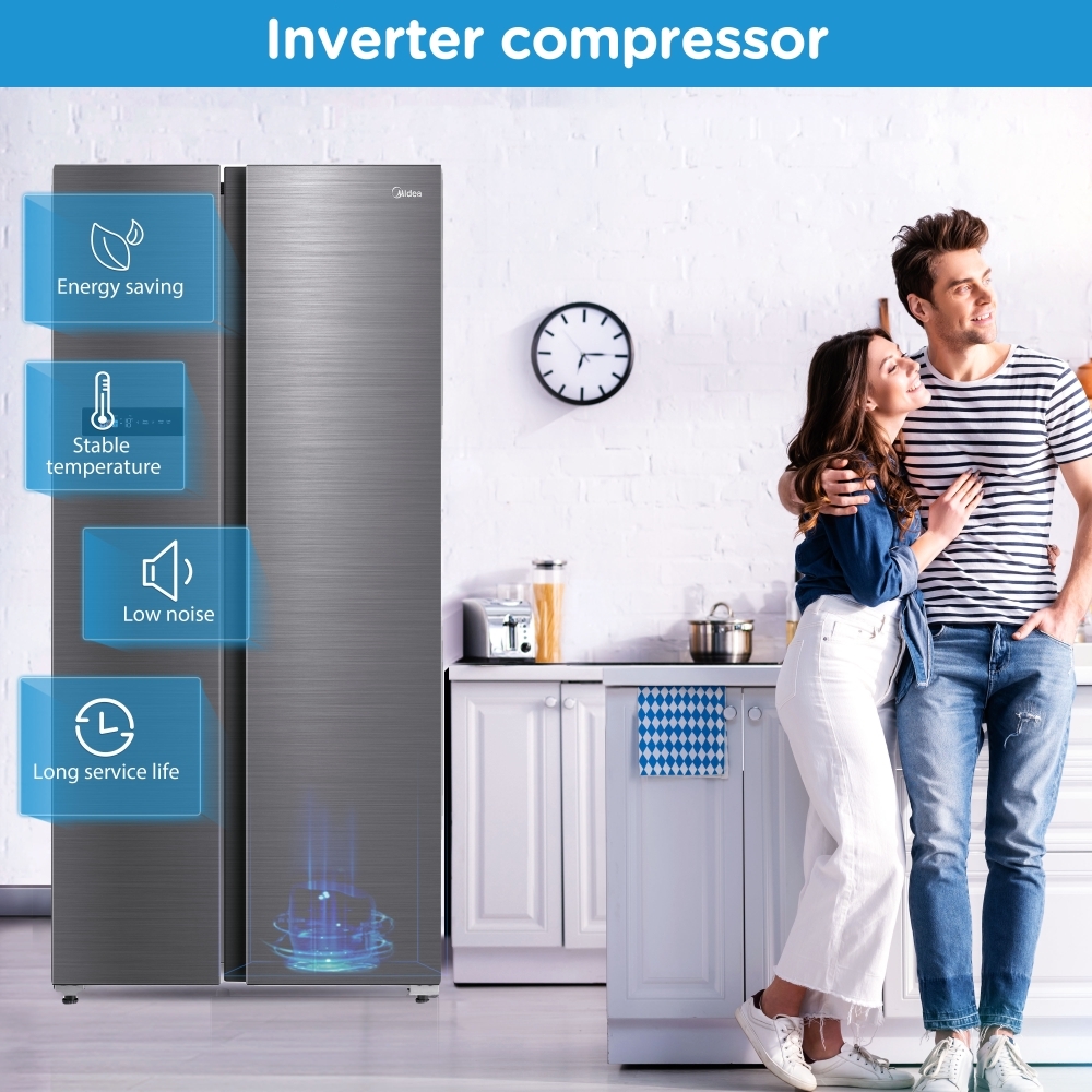 Midea MDRS791MIC46 American Fridge Freezer