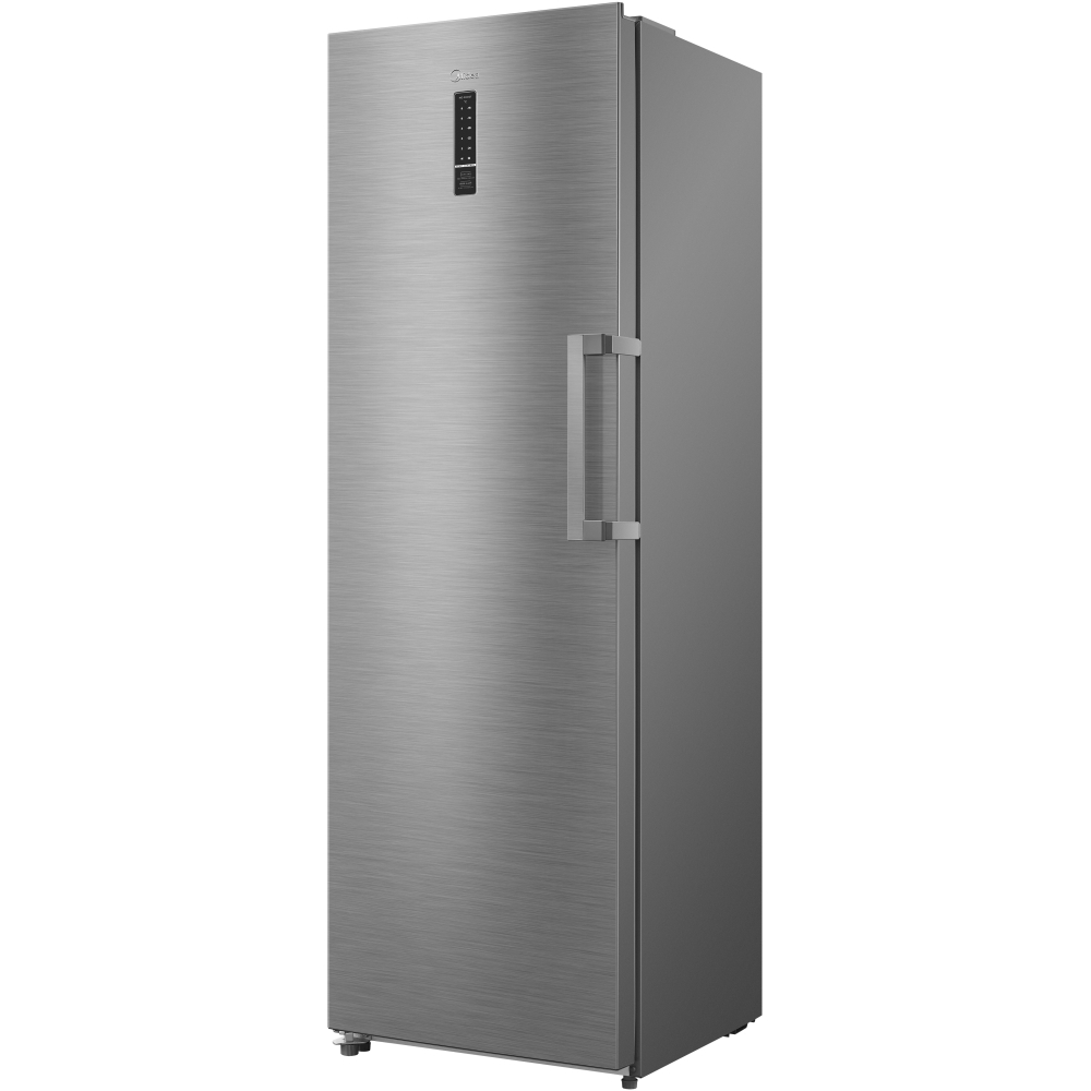 Midea MDRU385MTE46 Total No Frost Tall Freezer, Stainless Steel, E Rated