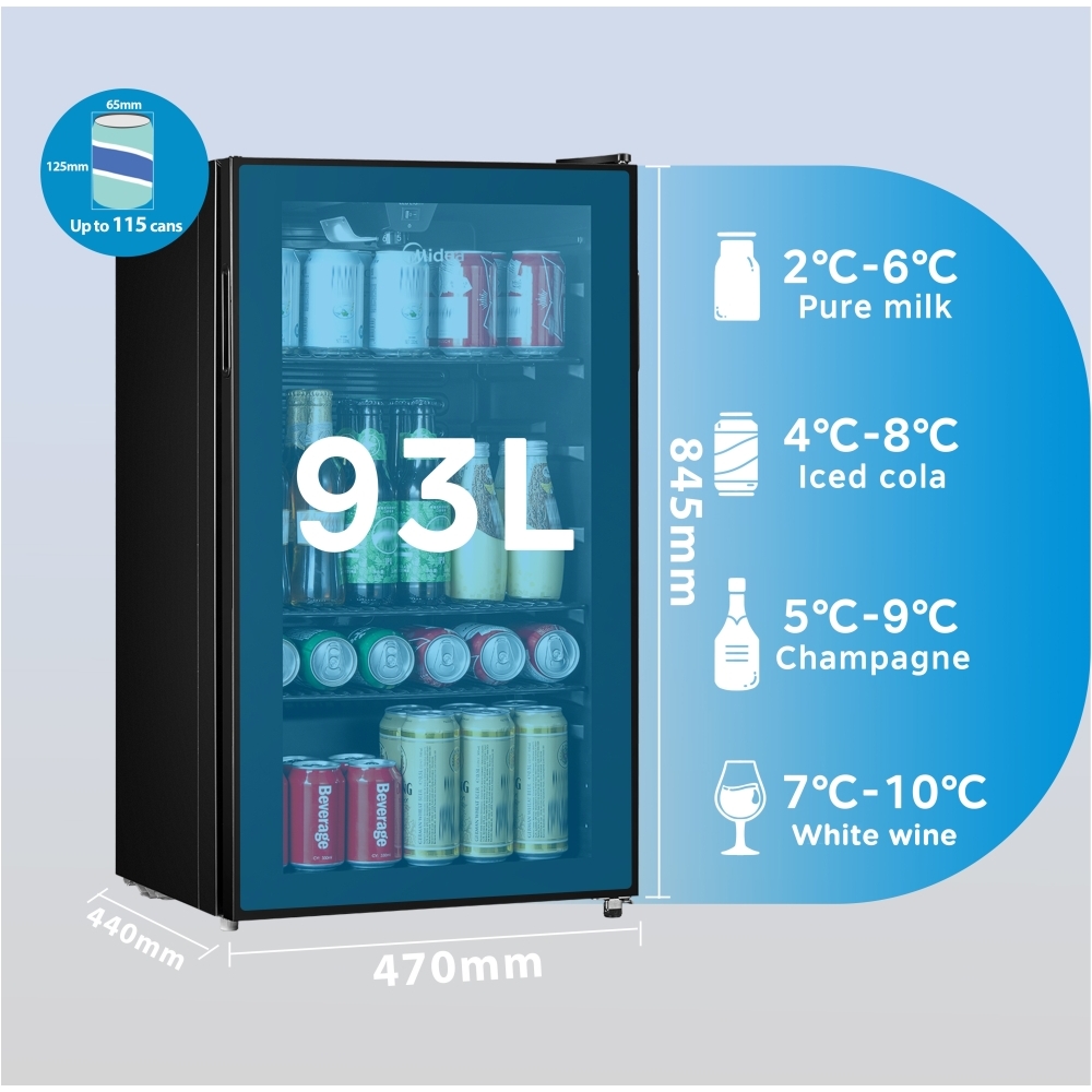 Midea MDRW150FGG22B Wine Cooler