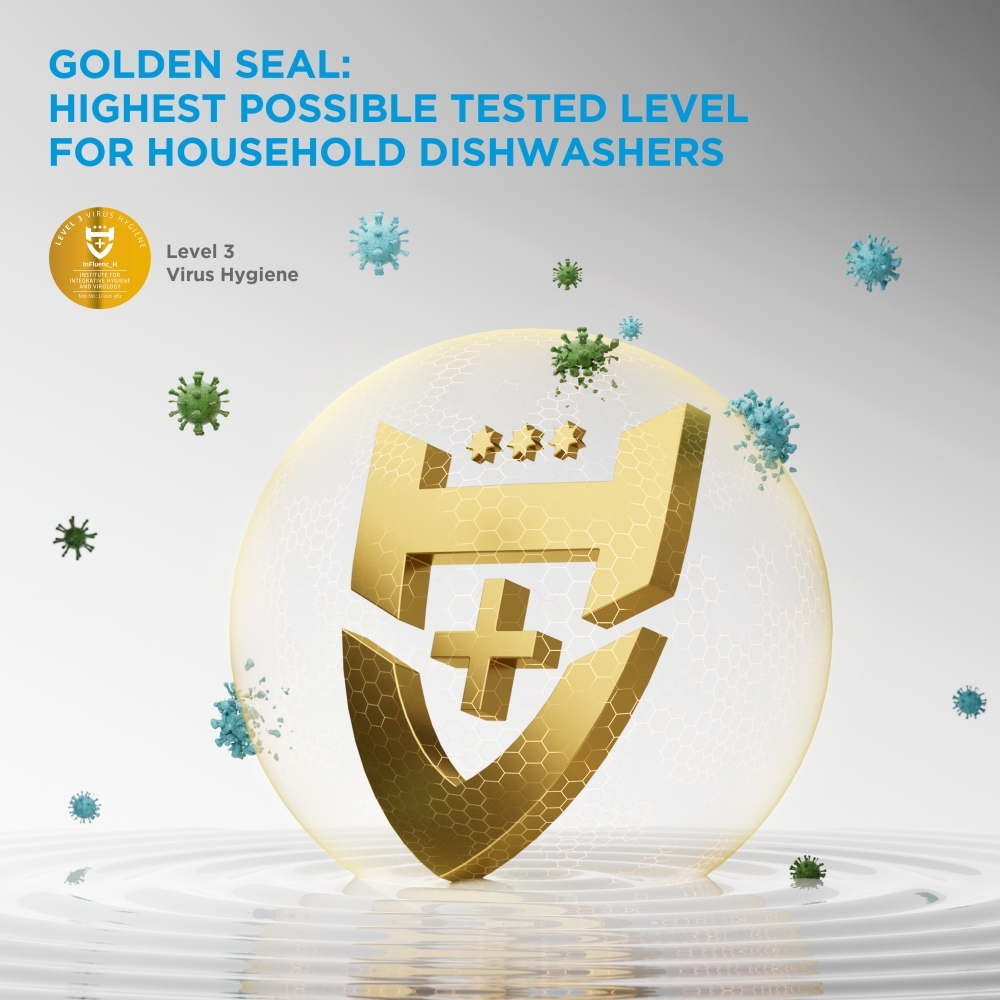 Midea MDWEF1433GB-WG-UK Dishwasher, 14 Place Settings, Grey, A Rated