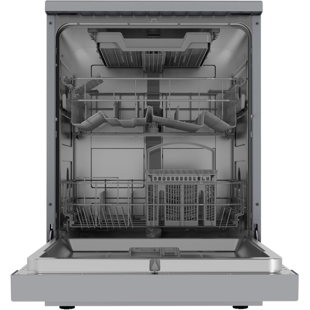 Midea MDWPF1433CXD-UK Dishwasher, 14 Place Settings, Stainless Steel, D Rated