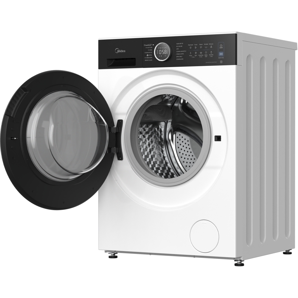 Midea MF205W90WBA30/W-UK Washing Machine, 9kg, 1400 Spin, White, A Rated