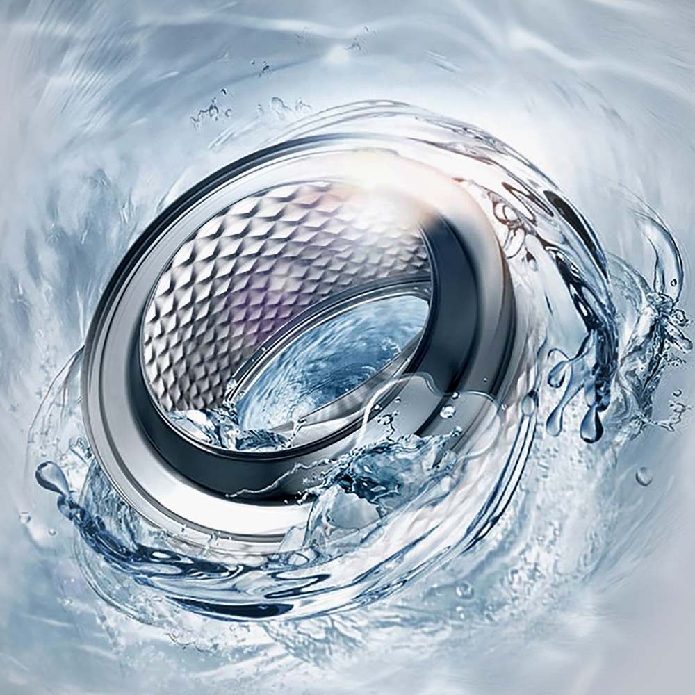 Midea MF20ED80WB/1 Washer Dryer, 8kg/6kg, 1400 Spin, White, D Rated