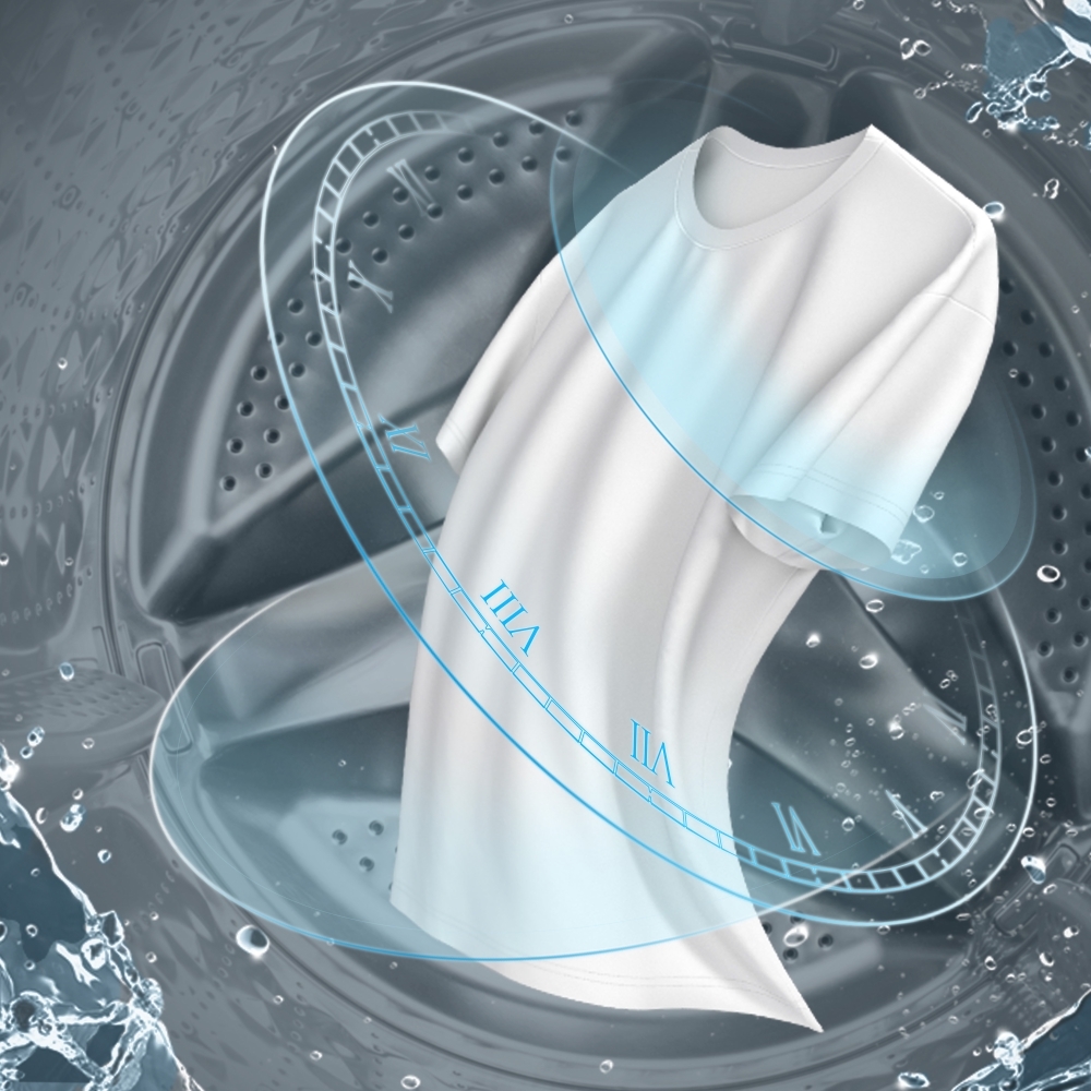 Midea MF20EW90WB Washing Machine, 9kg, 1300 Spin, White, A Rated