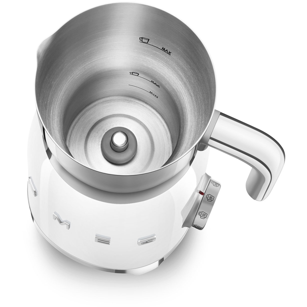 Smeg MFF11WHUK Retro Milk Frother, White Marks Electrical