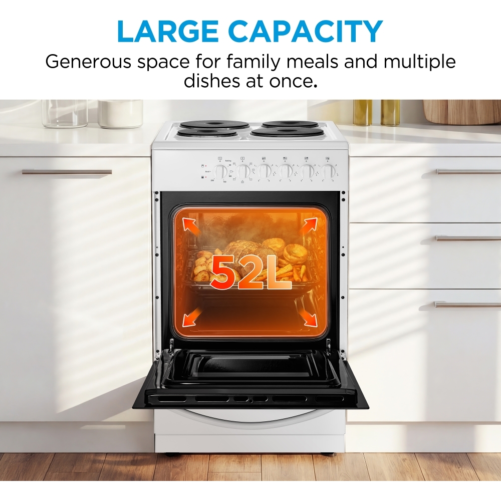 Midea MFO20DME4H109-WH Electric Cooker with Single Oven