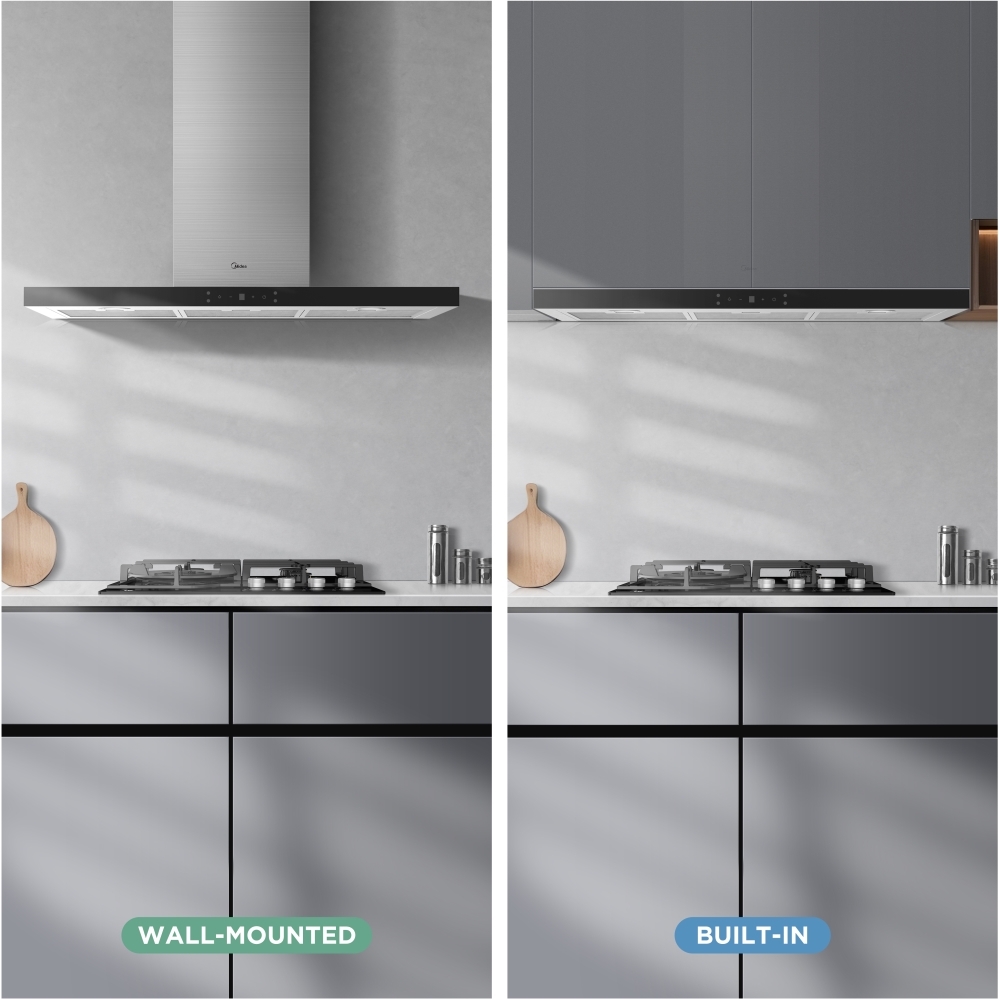 Midea MH90M21ET33SG-UK 90cm Chimney Cooker Hood