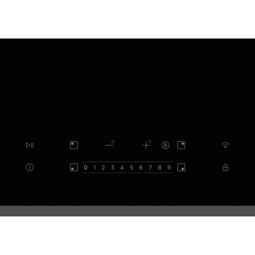 Midea MIH744E325GK 59cm Induction Hob, Black