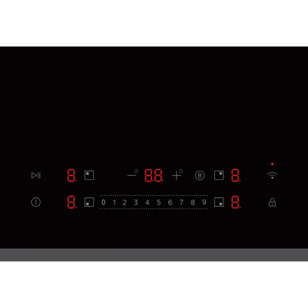 Midea MIH744E325GK 59cm Induction Hob, Black