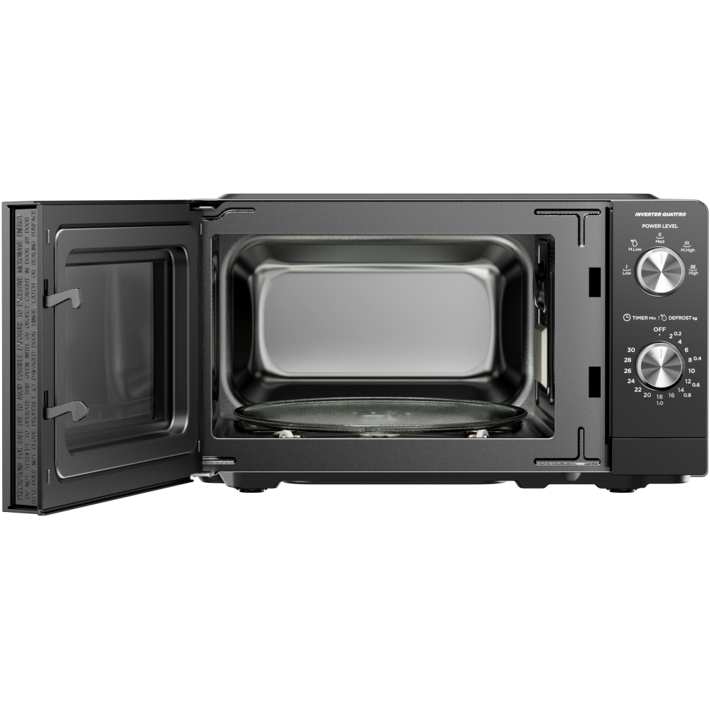 Midea MMOP01MZ-BK Microwave, Black