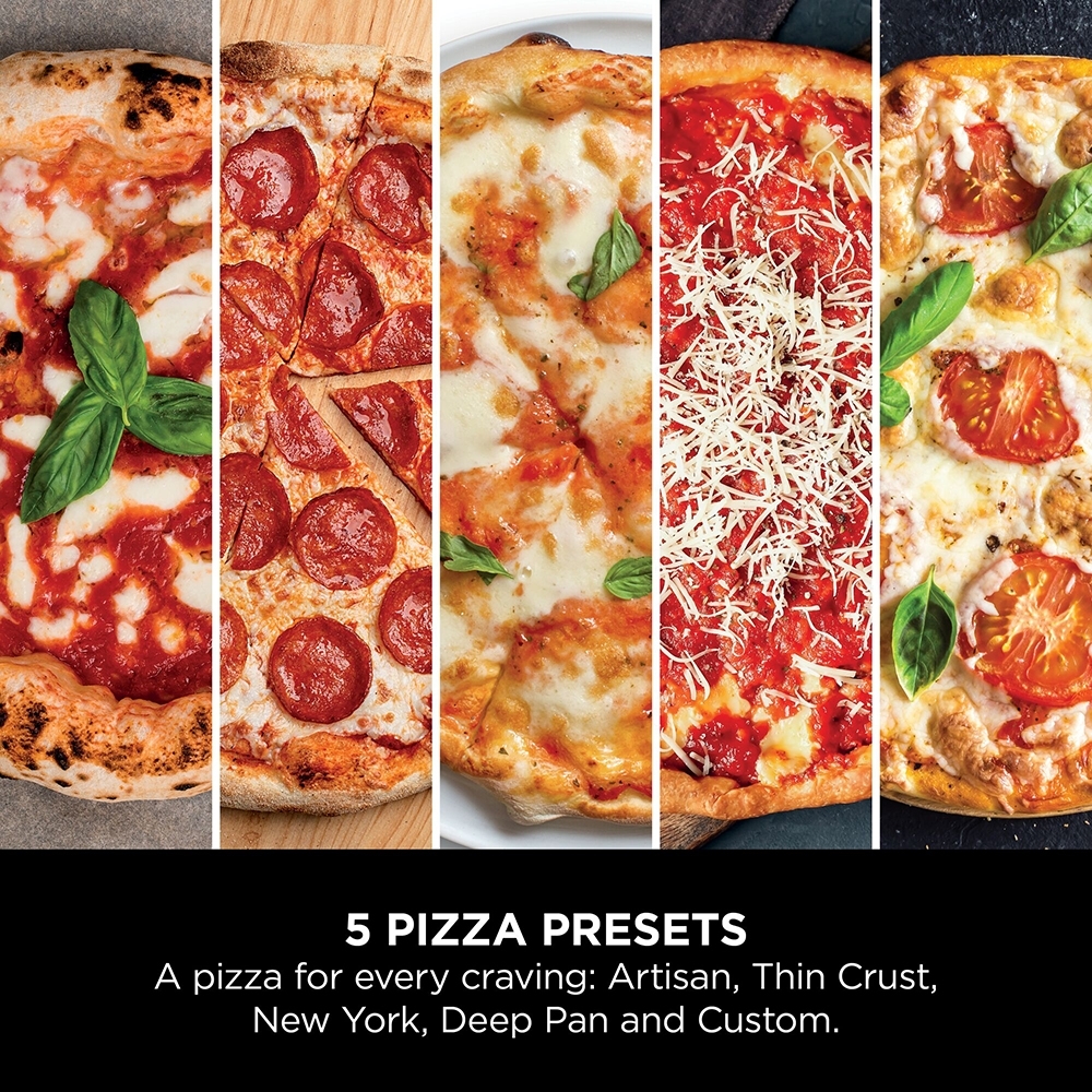 Ninja MO201UK Artisan Electric Outdoor Pizza Oven & Air Fryer, Grey