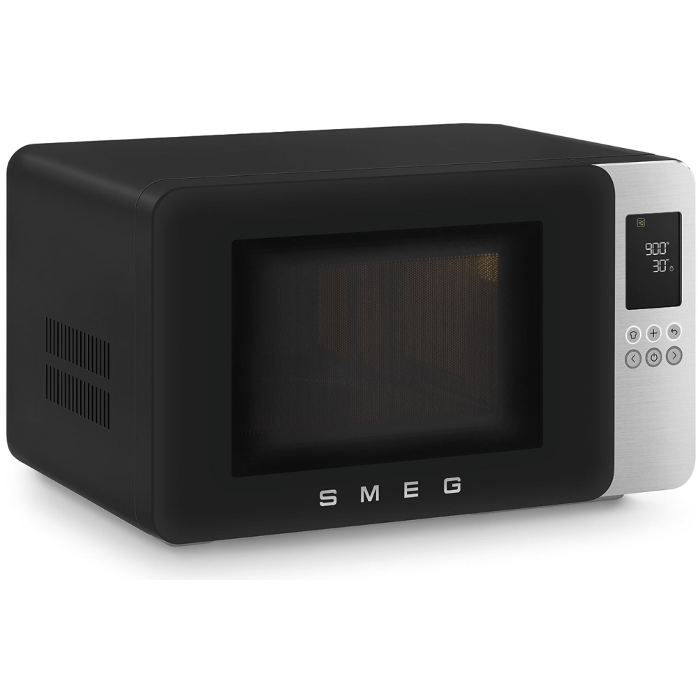Smeg MOC01BLMUK Microwave with Grill