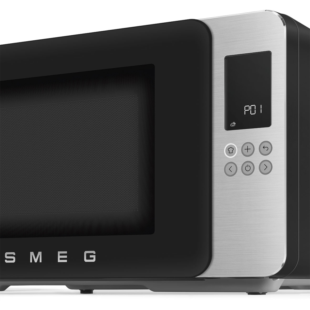 Smeg MOC01BLMUK Microwave with Grill
