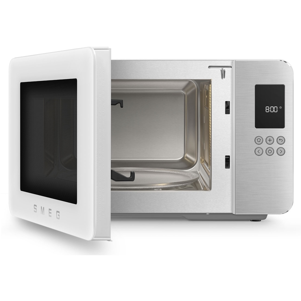 Smeg MOC01WHMUK Microwave with Grill