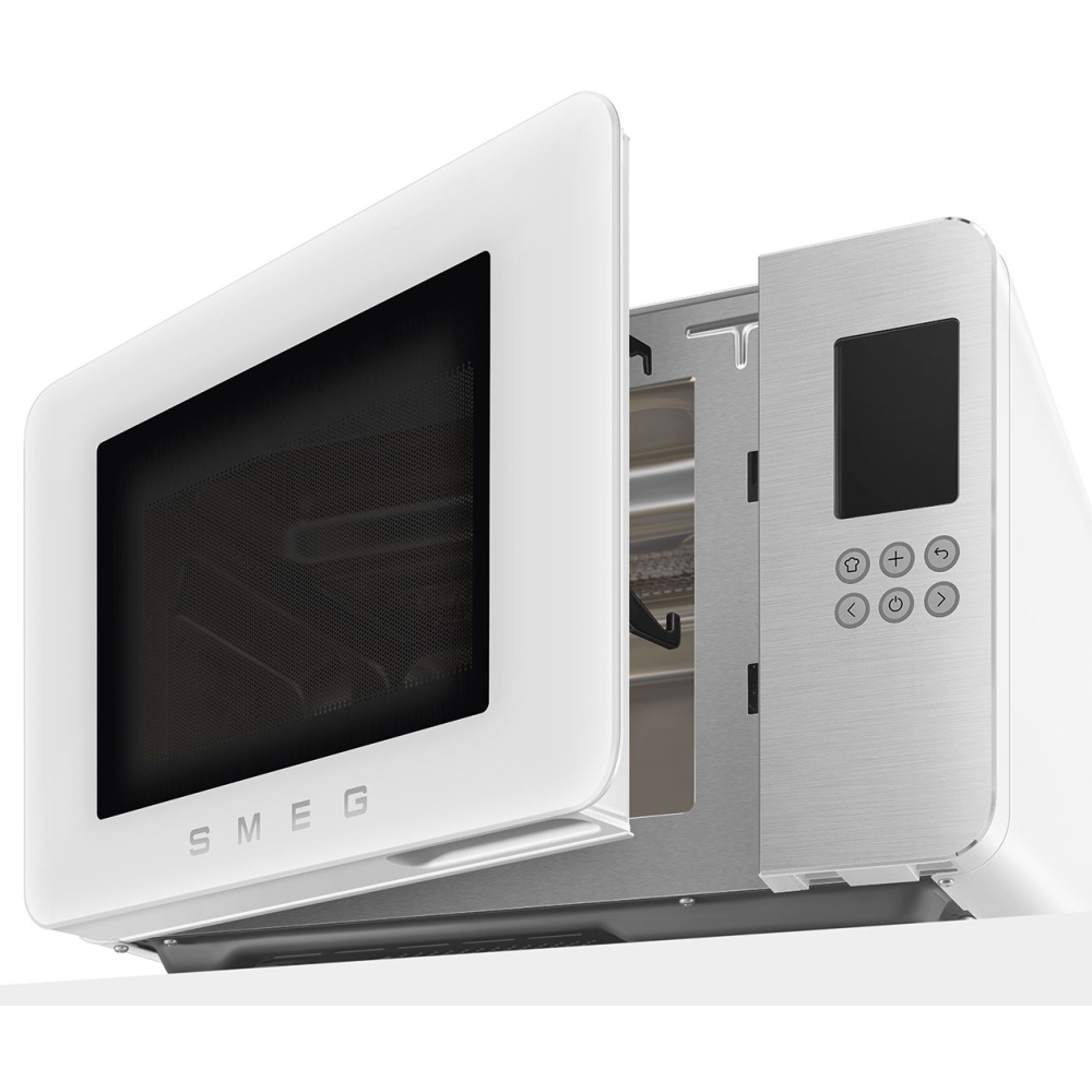 Smeg MOC01WHMUK Microwave with Grill