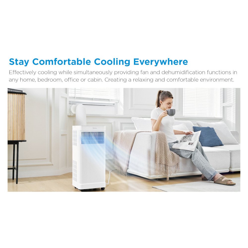 Midea MPPA-07CRN7-QB6(A) Portable Air Conditioner - 7,000 BTUs