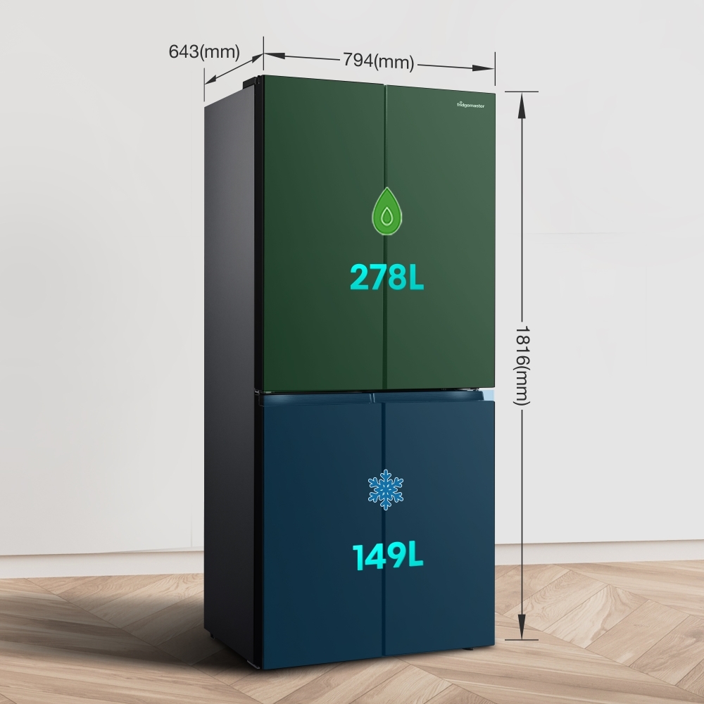 Fridgemaster MQ79395EB American Fridge Freezer
