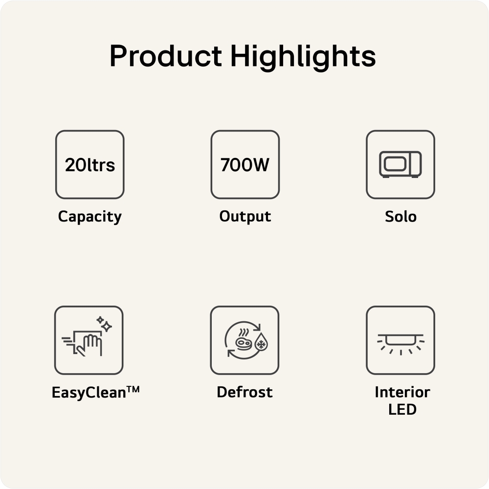 LG MS2042D Microwave