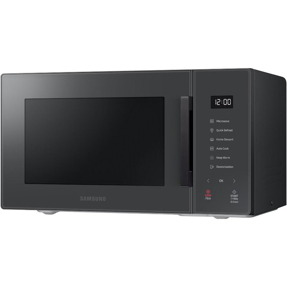 Samsung MS23T5018AC Solo Microwave with Triple Distribution System - Clean Charcoal, Black