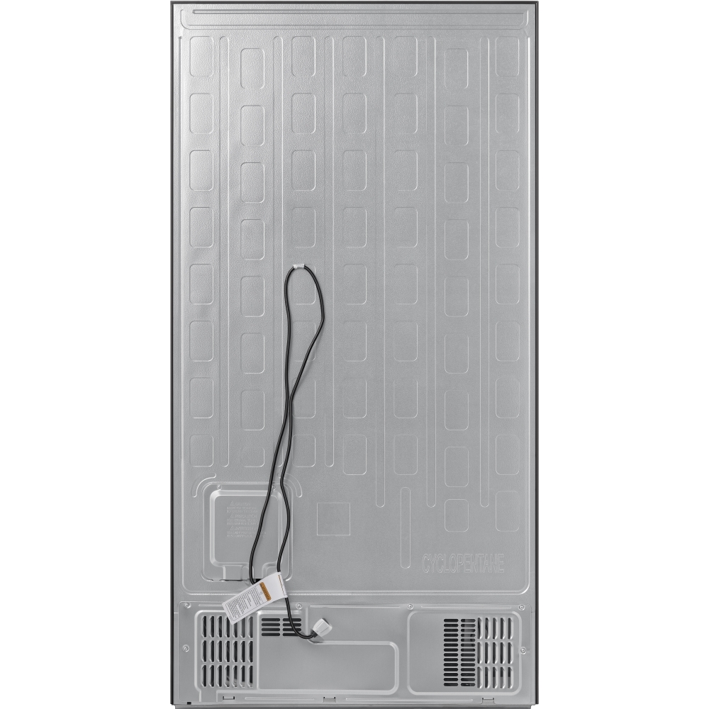 Fridgemaster MS91520EB American Fridge Freezer, Black, E Rated,  Non-Plumbed