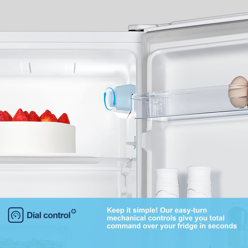 Fridgemaster MTL55242E Tall Larder Fridge, White, E Rated