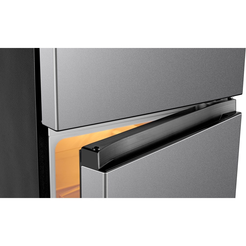 Fridgemaster MTM48120ES Static Fridge Freezer, 80/20, Silver, E Rated