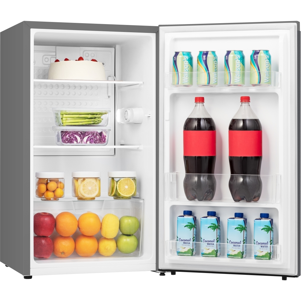 Fridgemaster MUL4892ES Under Counter Larder Fridge, Silver, E Rated