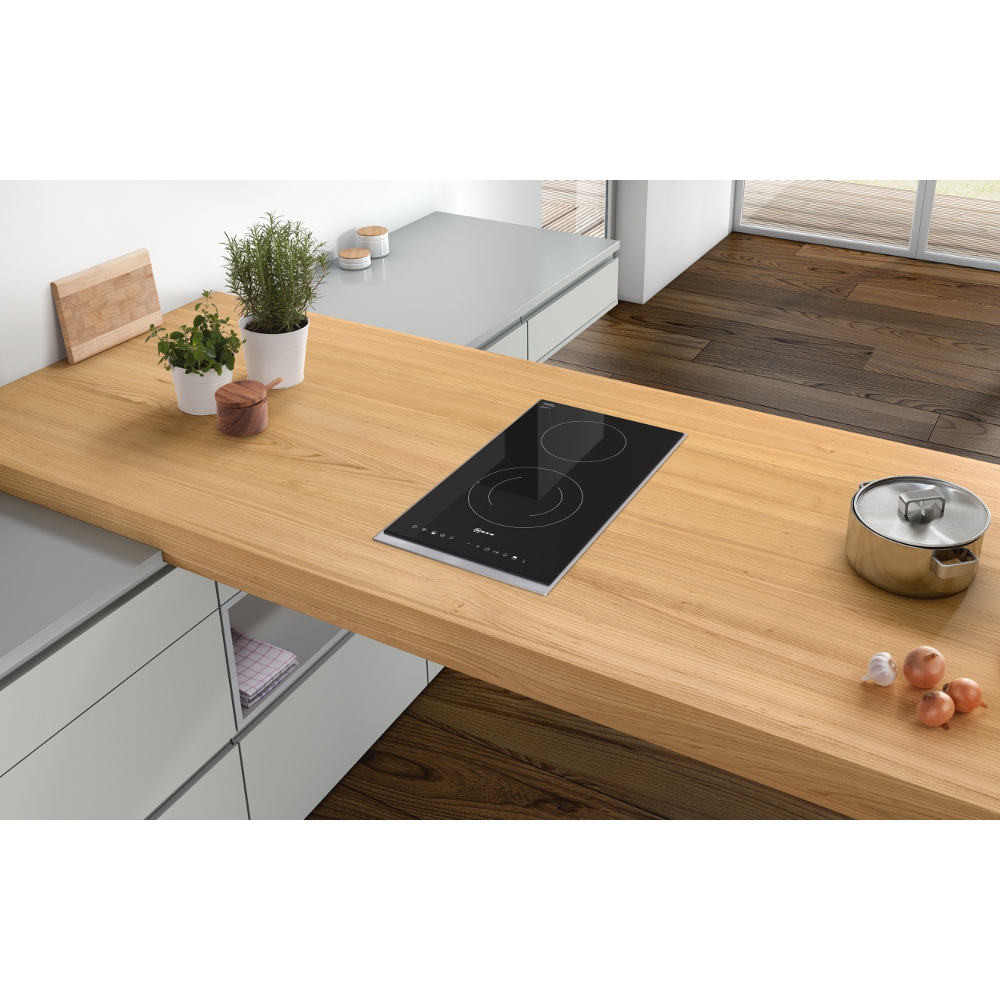 2 zone ceramic hob