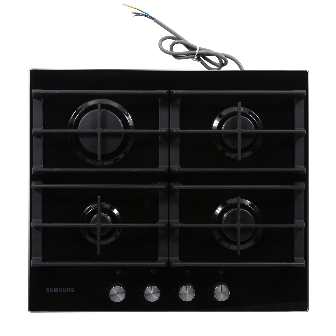 Buy Samsung NA64H3000AK/U1 4 Burner Gas Hob Black Tempered Glass