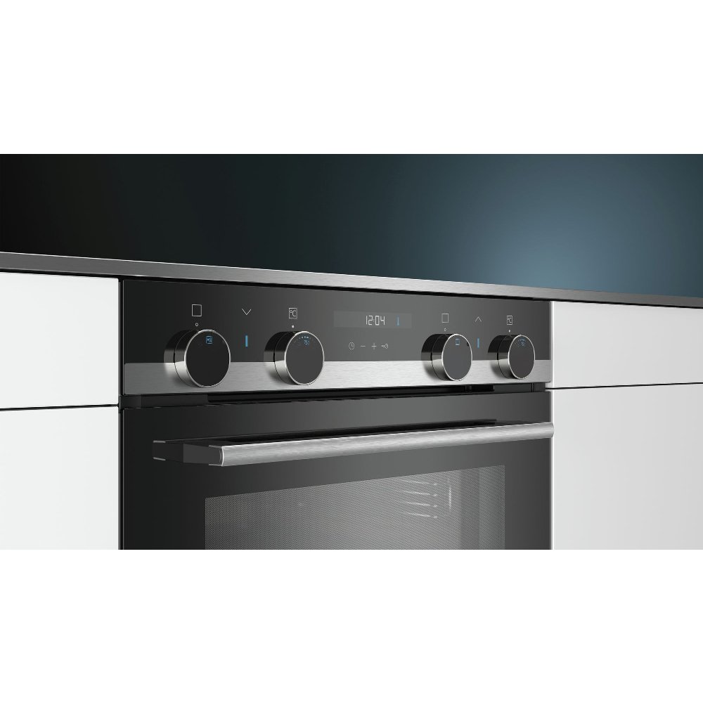 Buy Siemens iQ500 NB535ABS0B BuiltUnder Electric Double Oven Black