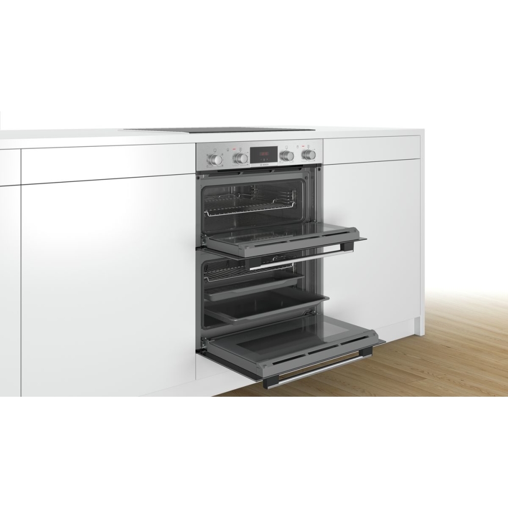 Buy Bosch Series 2 NBS113BR0B BuiltUnder Electric Double Oven Stainless Steel Marks Electrical