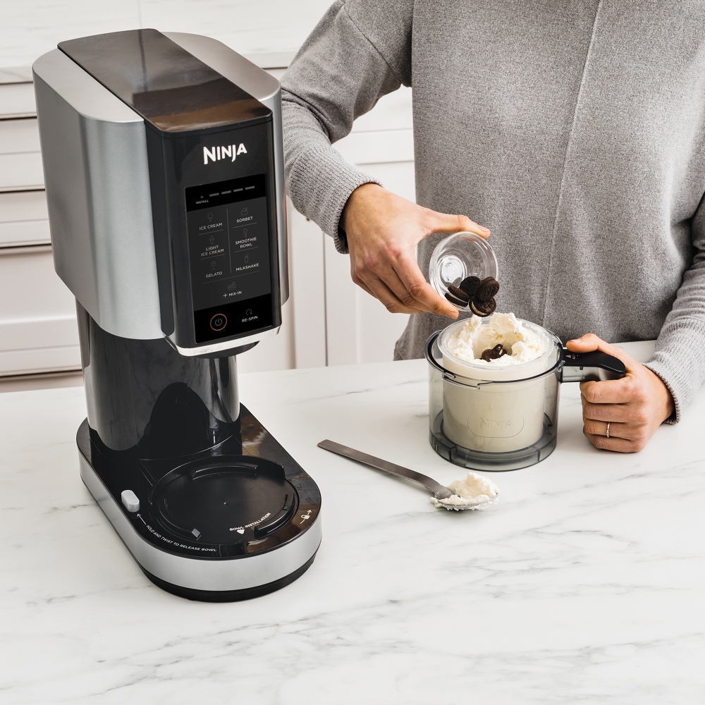 Ninja NC300UK CREAMi  Ice Cream & Frozen Dessert Maker, Black