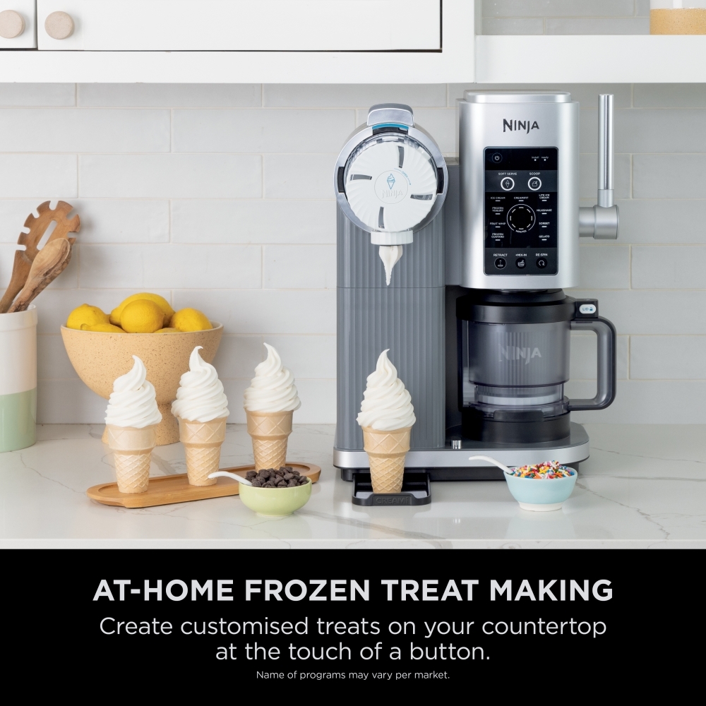 Ninja NC701UK Ice Cream Maker, Silver