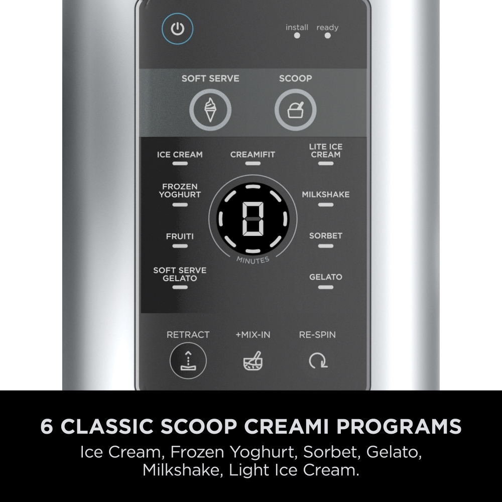 Ninja NC701UK Ice Cream Maker, Silver