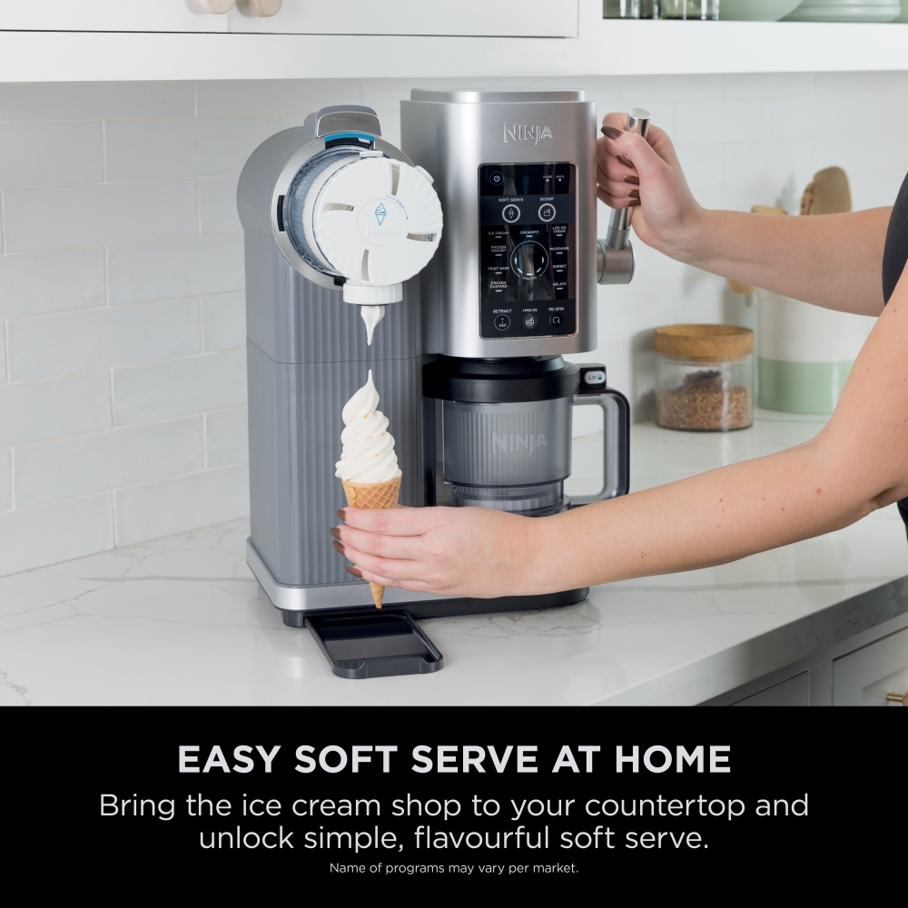 Ninja NC701UK Ice Cream Maker, Silver