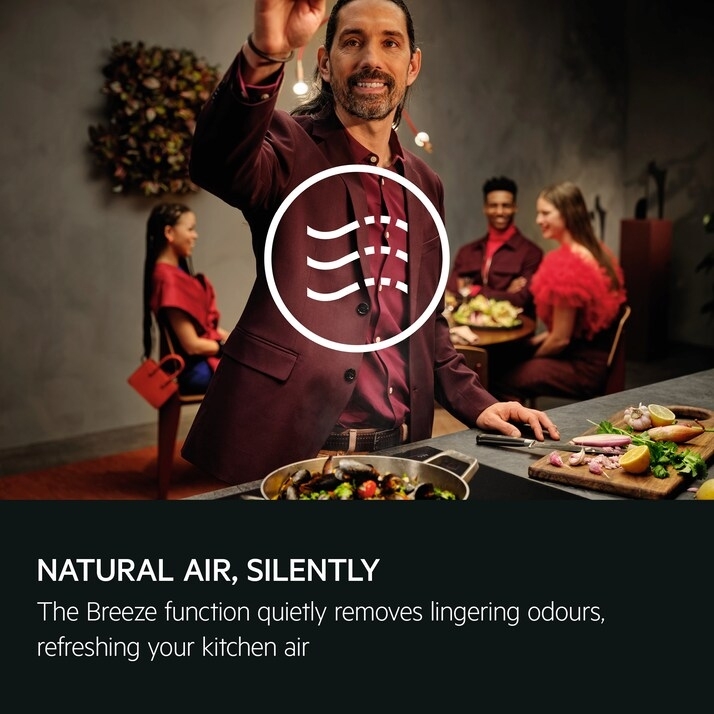 AEG NDC7791SB Ceiling Extractor, Black, A Rated